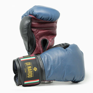 Guantoni Di Nardo con velcro Blu-Rosso-Nero 12 oz