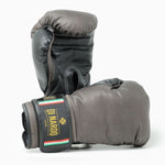 Guantoni Di Nardo con velcro Marrone-Nero 14 oz