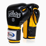 Guantoni Fairtex Mexican Style BGV9 Nero-giallo