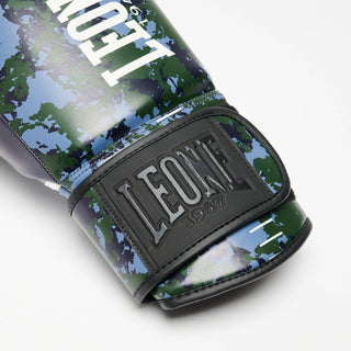 Guantoni Leone Urban Fighter GN335 Blu-verde camo