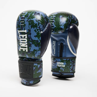 Guantoni Leone Urban Fighter GN335 Blu-verde camo