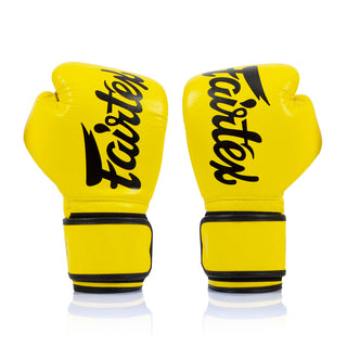 Guantoni Muay Thai Fairtex BGV14 Giallo