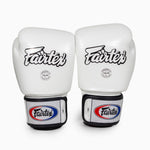 Guantoni Muay Thai Fairtex BGV1 Bianco