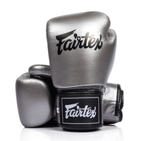 Guantoni Muay Thai Fairtex BGV1C-Plus Gun Metallic