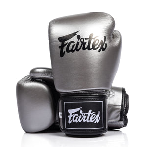 Guantoni Muay Thai Fairtex BGV1C-Plus Gun Metallic
