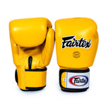 Guantoni Muay Thai Fairtex BGV1 Giallo