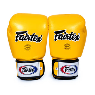 Guantoni Muay Thai Fairtex BGV1 Giallo
