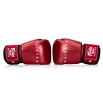 Guantoni Muay Thai Fairtex Metallic BGV22 Rosso