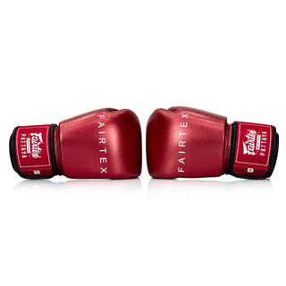 Guantoni Muay Thai Fairtex Metallic BGV22 Rosso
