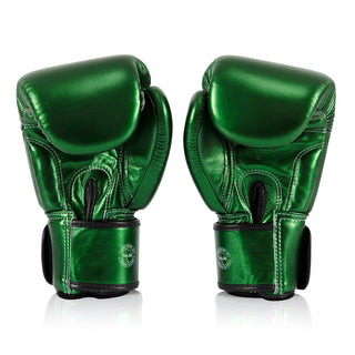 Guantoni Muay Thai Fairtex Metallic BGV22 Verde