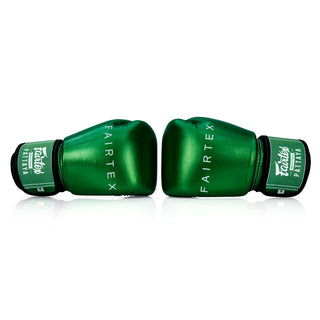 Guantoni Muay Thai Fairtex Metallic BGV22 Verde