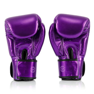 Guantoni Muay Thai Fairtex Metallic BGV22 Viola