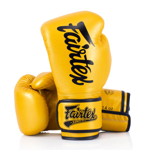Guantoni Muay Thai Fairtex Super Sparring BGV18 Oro