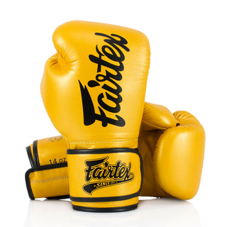 Guantoni Muay Thai Fairtex Super Sparring BGV18 Oro