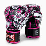 Guantoni Muay Thai Twins Special FBGVL 3 Skull Rosa