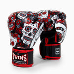 Guantoni Muay Thai Twins Special FBGVL 3 Skull Rosso