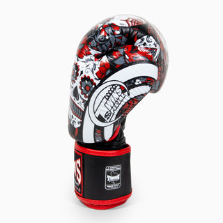 Guantoni Muay Thai Twins Special FBGVL 3 Skull Rosso