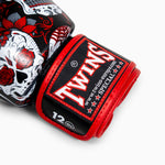 Guantoni Muay Thai Twins Special FBGVL 3 Skull Rosso