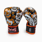 Guantoni Muay Thai Twins Special FBGVL4 Skull Arancione