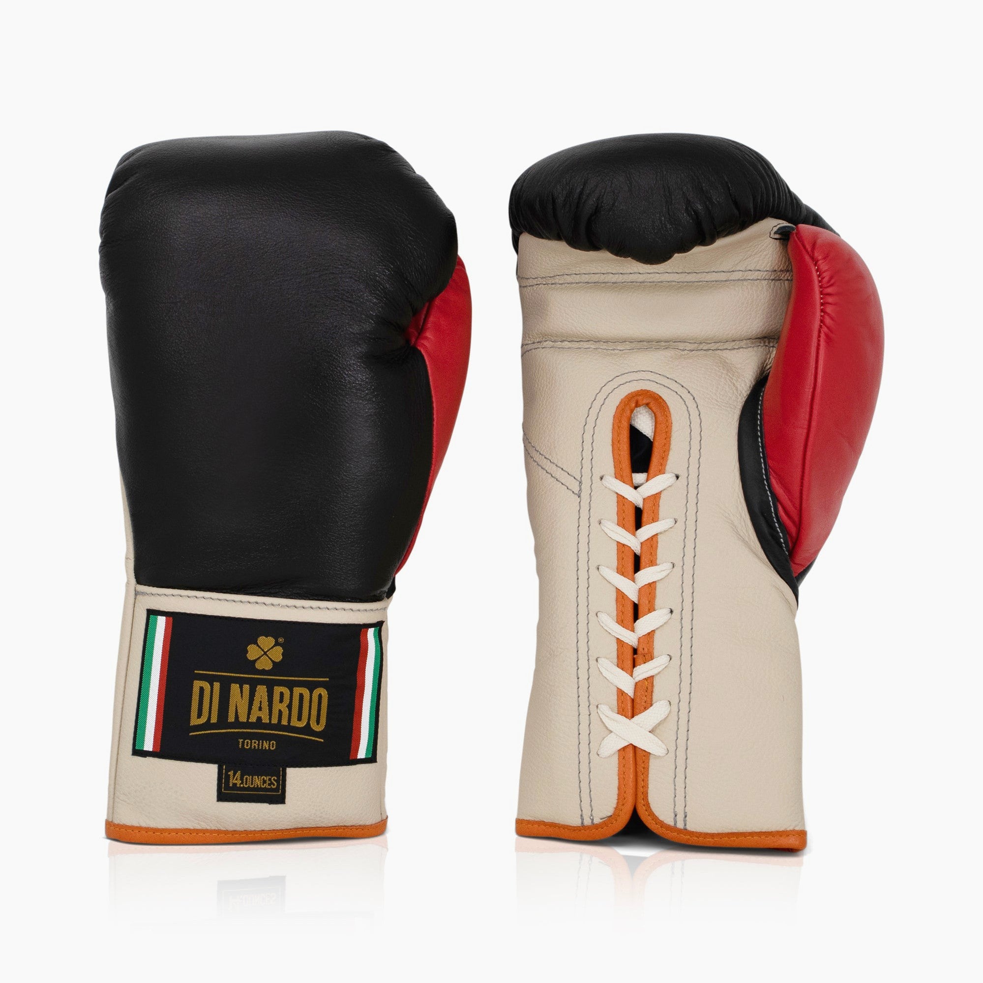 GREEN HILL Guanti Da Boxe Professionisti GUANTONI PRO Pugilato Lacci Pelle Black 8 Oz GREEN HILL Guanti Da Boxe Professionisti GUANTONI PRO Pugilato Lacci Pelle Black 8 Oz