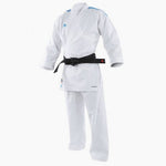 Karategi Adidas Kumite Adilight Primegreen WKF Strisce Blu