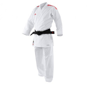 Karategi Adidas Kumite Adilight Primegreen WKF Strisce Rosse