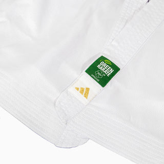 Karategi kumite Adidas Adizero 2.0 WKF bianco senza strisce