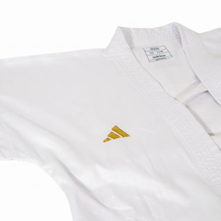 Karategi kumite Adidas Adizero 2.0 WKF bianco senza strisce