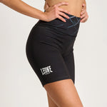 Leggings corti donna Leone MMA Cage AB977 Grigio scuro-Combat Arena