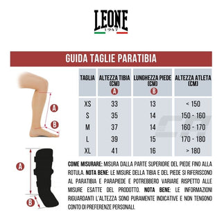 Paratibie a Calza Leone Black Edition PT124