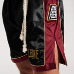 Pantaloncini MMA Leone Bare Knuckle AB997 Nero-rosso-Combat Arena