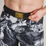 Pantaloncini MMA Leone IUTER Barbed Wire AB04IU Nero-Combat Arena