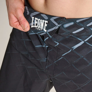 Pantaloncini MMA Leone MMA CAGE AB975 Grigio scuro-Combat Arena