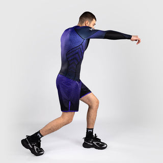 Pantaloncini MMA Venum Tekken 8 Kazuya Nero-viola-Combat Arena