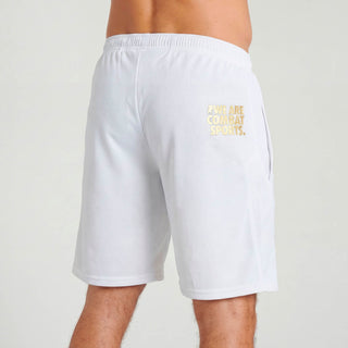 Pantaloncini allenamento Leone DNA ABX726 Bianco-Combat Arena
