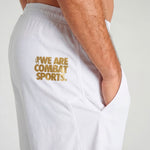 Pantaloncini allenamento Leone DNA ABX726 Bianco-Combat Arena