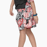 Pantaloncini bambino kick-thai Leone Patch ABJ08