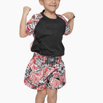 Pantaloncini bambino kick-thai Leone Patch ABJ08