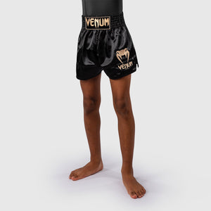 Pantaloncini bambino kick-thai Venum Classic Nero-oro