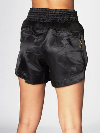 Pantaloncini Kick-thai Donna Leone 1947 - Nero Con Spacchi Laterali - Foto 3