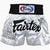 Pantaloncini kick-thai Fairtex BS0637 Thai Talisman Bianco