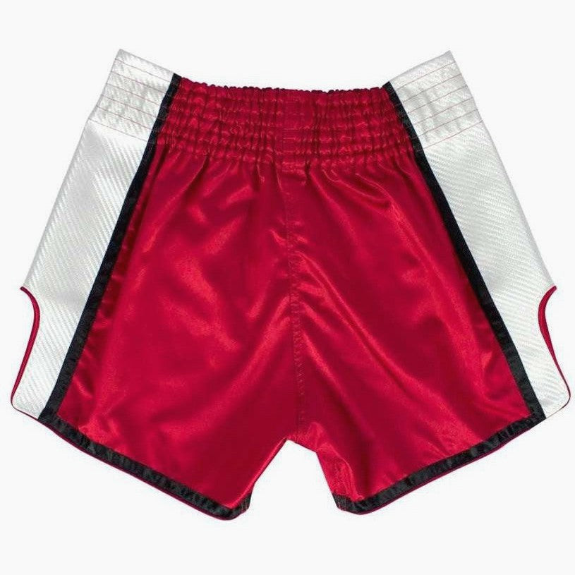 Pantaloncini kick-thai Fairtex BS1704 Rosso-bianco