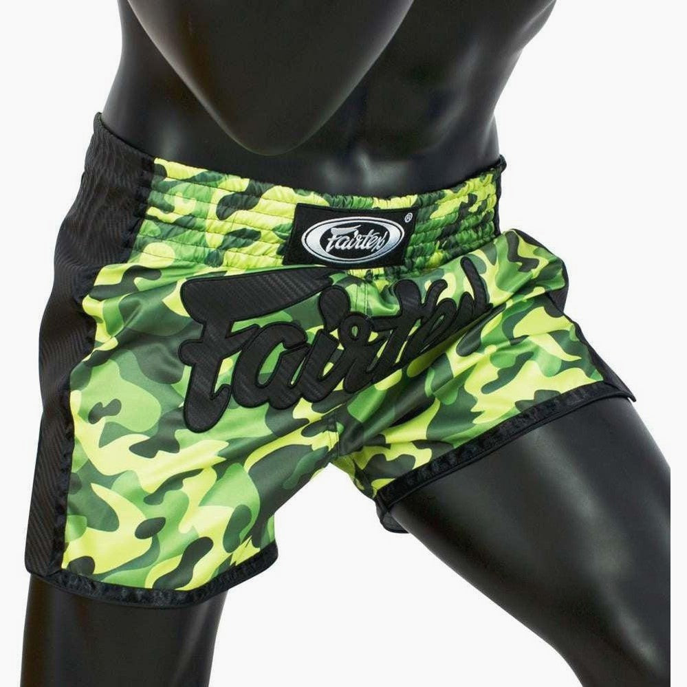 Pantaloncini kick-thai Fairtex BS1710 Green Camo