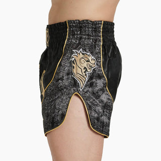 Pantaloncini kick-thai Leone Elite AB879 Nero-Combat Arena