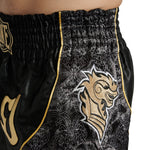 Pantaloncini kick-thai Leone Elite AB879 Nero-Combat Arena