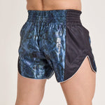Pantaloncini kick-thai Leone Urban Fighter AB998 Blu-verde camo-Combat Arena