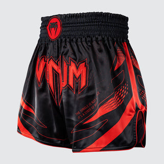 Pantaloncini kick-thai Venum Amazonia Reborn Nero-rosso-Combat Arena