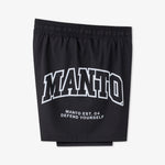 Pantaloncini MMA Manto Varsity Nero-Combat Arena