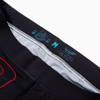 Pantaloncini a compressione Half Sumo Black Mamba Neon