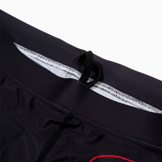 Pantaloncini a compressione Half Sumo Black Mamba Neon